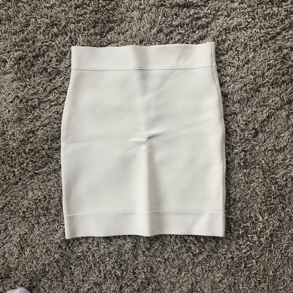 BCBG White Bandage Skirt - Picture 5 of 7
